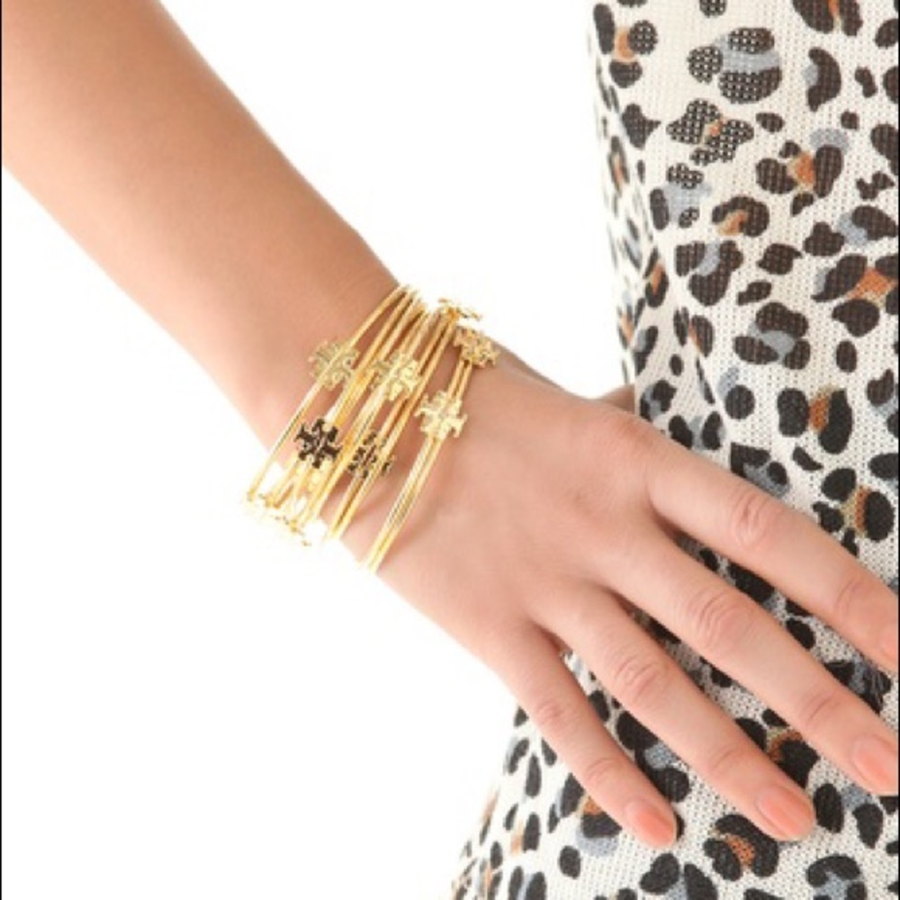 Tory Burch Gold Stacking Bangles - Authentic!